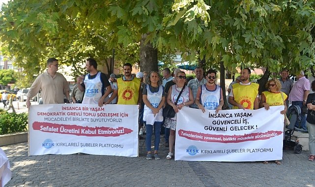 KESK İş Bıraktı;