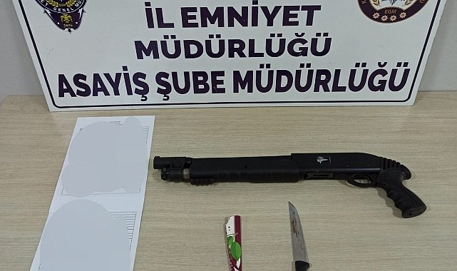 Üstünde Pompalı İle Yakalandı