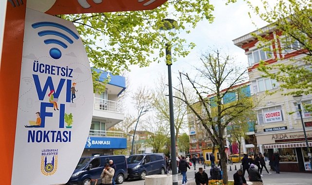 Vatandaşlar Ücretsiz Noktalardan İnternete Bağlanabiliyor