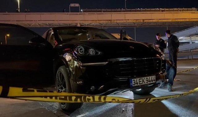 Bakırköy'de D-100'de lüks cipe silahlı saldırı
